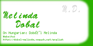 melinda dobal business card